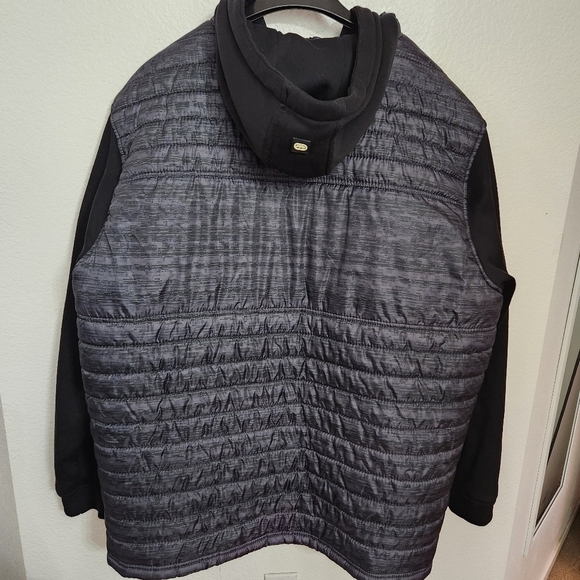 Ecko Unltd Black and Gray Puffer Jacket Men's Size 4X - Picture 2 of 11